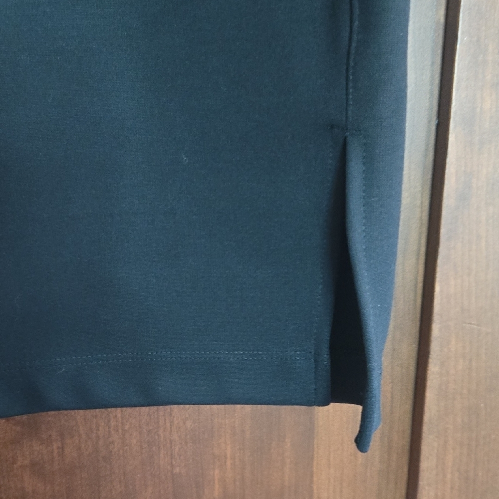 Duluth Trading Co Size 8 Wide Waist Band Black Stretchy Pencil Skirt - Picture 3 of 10